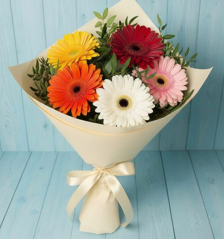 Букет цветов из: Герберы в Адыгейске