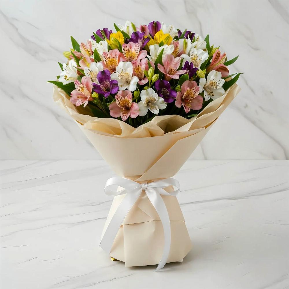 Букет цветов из: Альстромерии в Адыгейске