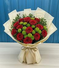 Букет цветов из:  Розы и Хризантемы в Адыгейске