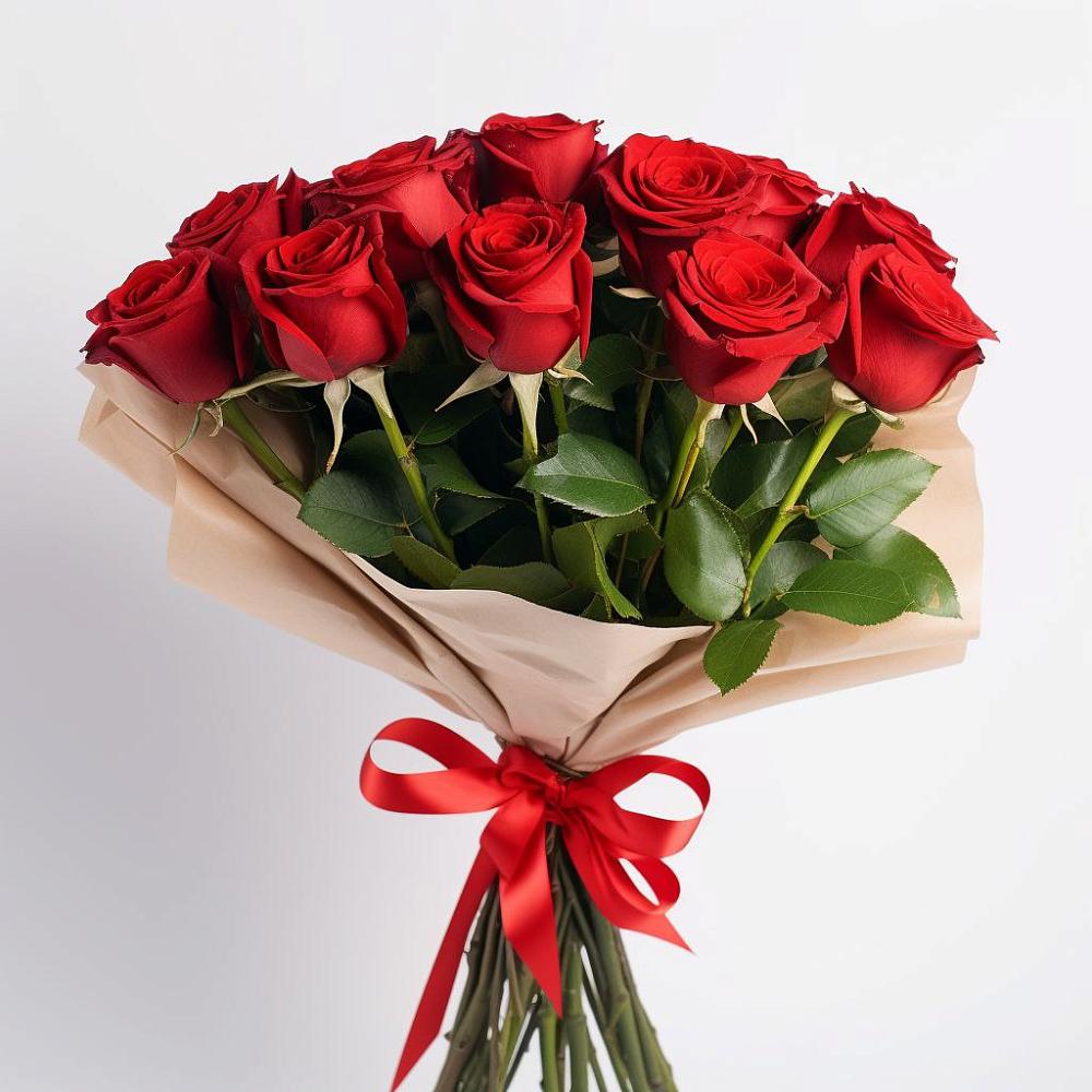 Букет 11 Красных роз Эдлесс Лав в Адыгейске