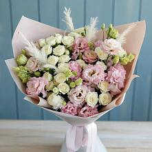 Букет цветов из:  Альстромерии и Розы в Адыгейске